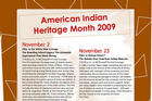 American Indian Heritage Month